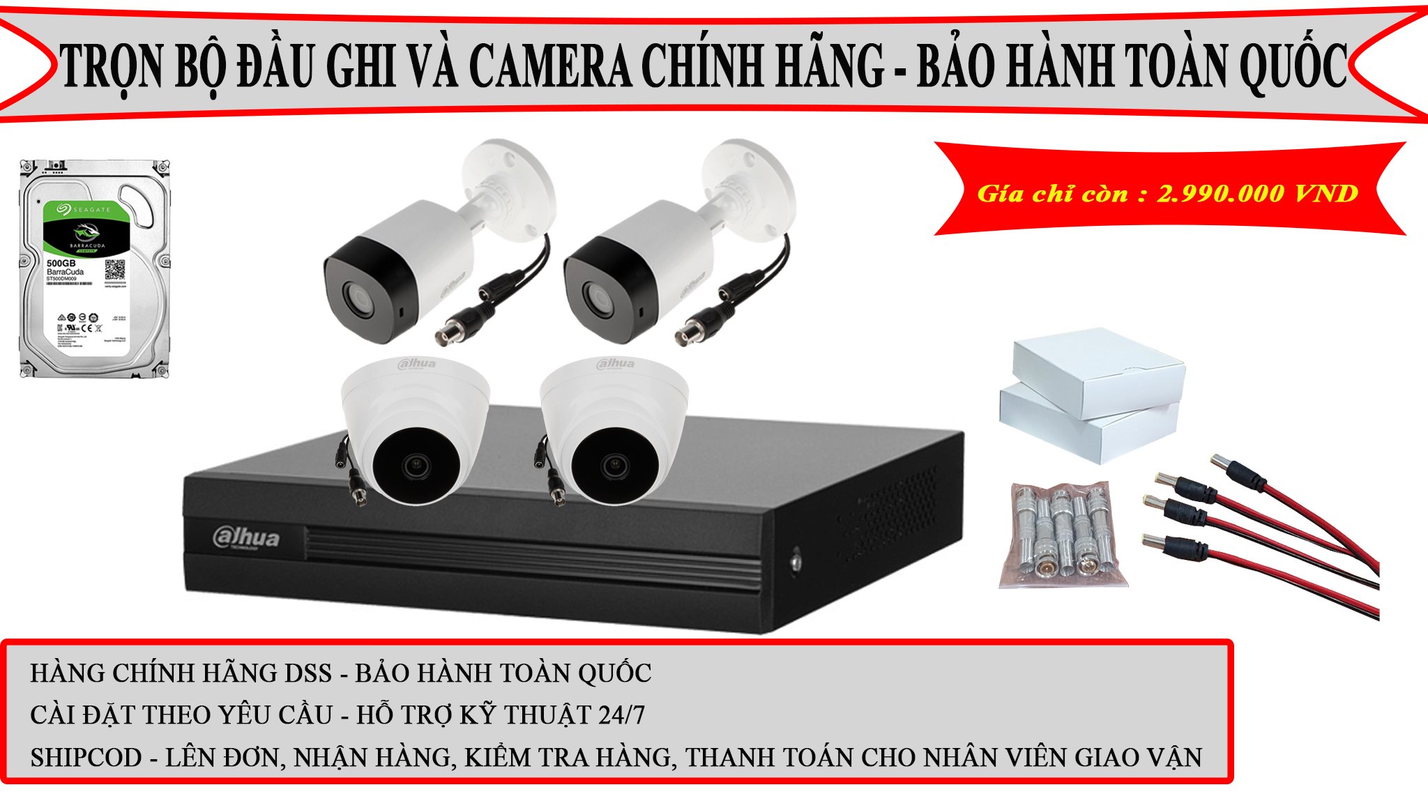 Trọn bộ 4 cam