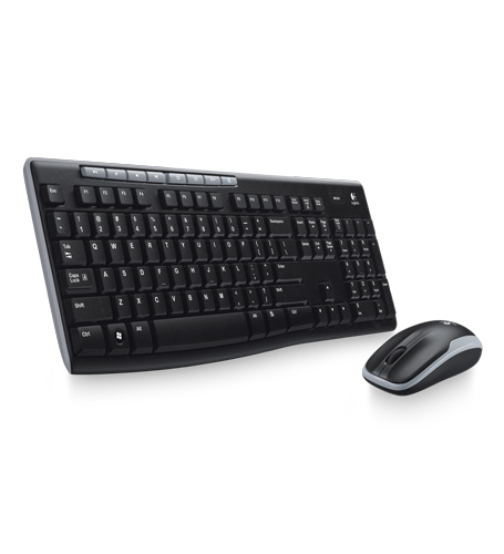 Logitech Keyboard + Mouse Logitech Wireless Desktop MK260R