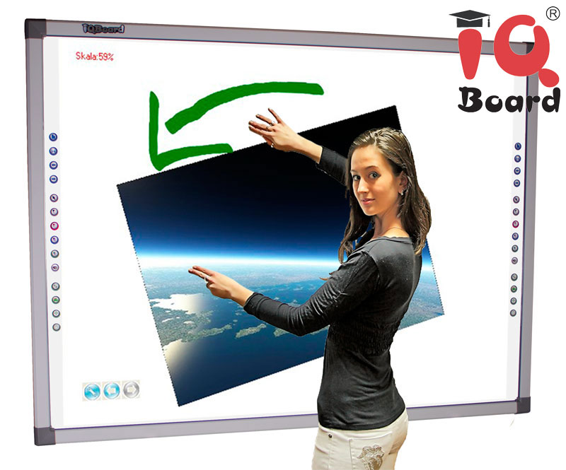 Bảng tương tác thông minh IQ Board DVT Plus -92 Inch(2 touch)